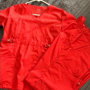 Cherokee luxe scrub set